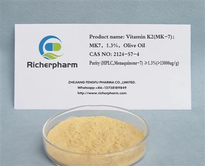 Vitamin K2 (MK-7); MK7, 1.3%, lwil oliv CAS 2124-57-4